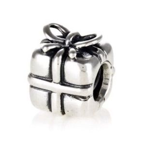 Gift Box Pandora Present Charm Sterling Silver